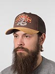 Бейсболка FWS арт. 7761171 TRUCKER CAP DONT WAKE THE SNAKE (коричневый / горчичный)
